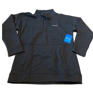 Columbia Black Cowl Neck Fleece Pullover Sweatshirt